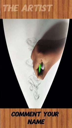 3d name shading art 🎨 comment your name #subscribe #trending #viral #comment #art #pencilart #share