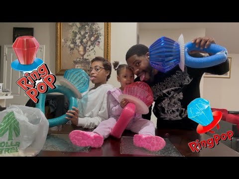 DIY: RING POP 💍 WITH OUR 2 YEAR OLD DAUGHTER | DOLLAR TREE MATERIAL 