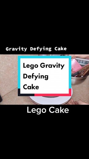 Gravity Defying Lego Cake Tutorial | Creative Baking Ideas