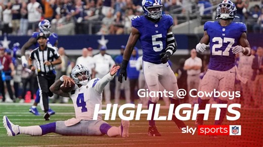 New York Giants at Dallas Cowboys | 2025 Week Two NFL highlights
