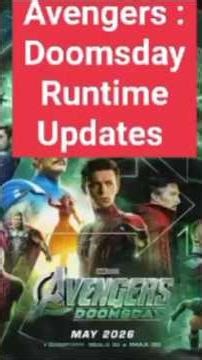 Avengers Doomsday runtime updates