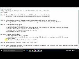 How to install Contiki Cooja simulator | IOT