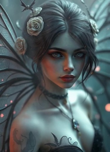 Exploring Dark Fairies in AI Art