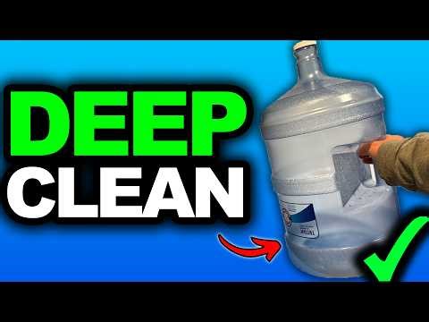How To Clean 5 Gallon Water Jug With Vinegar | Clean 1 Gallon Water Jug With Vinegar - Easiest Way!