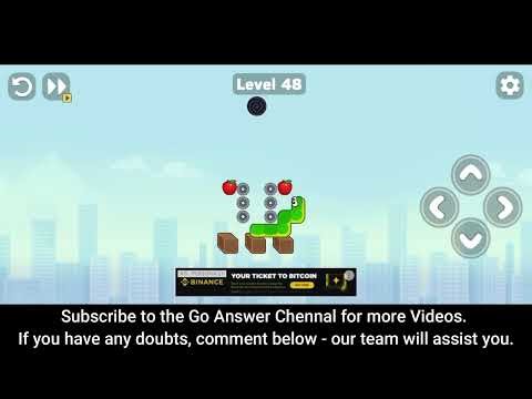 Snake Puzzle: Slither to Eat Level 48 Walkthrough 🐍🍎 | Goanswer