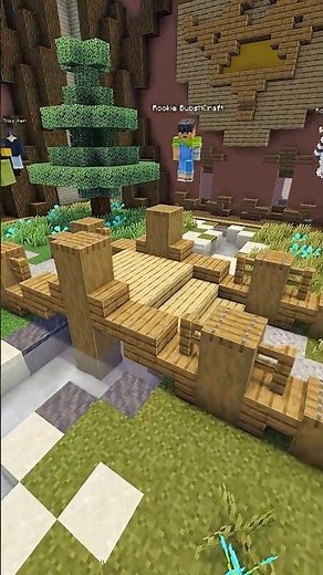 Bridge in Minecraft Build Battle!