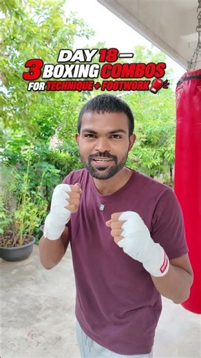 3 Boxing Combos for Better Technique + Footwork 🥊 | Day 18