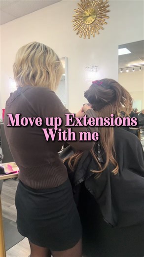 Come with me as I work my magic on this extension move-up! ✨ Transforming hair, one bead at a time. Stay tuned to see the final fabulous look!