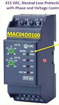 UV, OV RELAY FAULT INDICATION