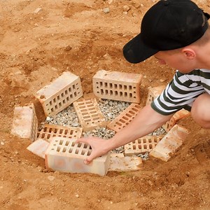 53K views · 87 reactions | Making Fire Pit From Bricks! | Crafty Panda How | Facebook