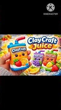 How to Make Clay Juice Box at Home | Simple & Cute CraftDIY Clay Juice Carton for Beginners