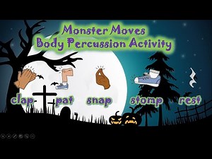 Monster Moves - EASY Halloween Body Percussion Play Along!