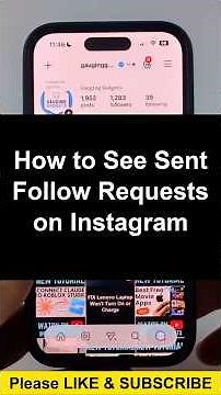 How to See Sent Follow Requests on Instagram