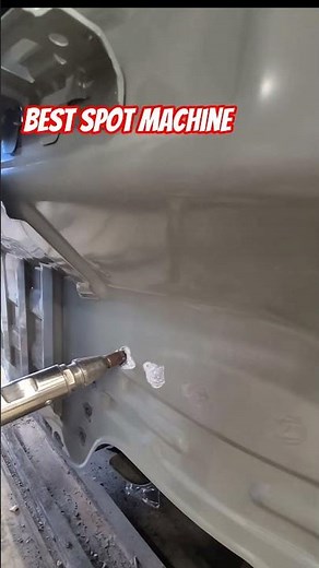 replace back panel. spot weld #car #auto #mechanic