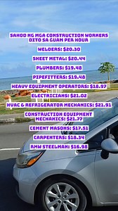 290K views · 2.4K reactions | Rate per hour dito sa Guam #BuhayOFW #abroad | Chow Pakz | Facebook