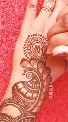 Stylish back hand arabic mehndi design | simple mehndi design new | mehndi design | mehandi | mehndi