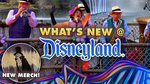 NEW Show in New Orleans Square + New HM Movie merch What's new at Disneyland