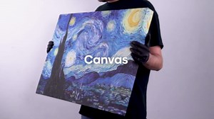 Canvas Lab | The Course of Empire: Destruction by Thomas Cole | 24 x 16 in | Canvas Print Wall Art | Classical art | Wall Decor for Bedroom, Living Room or Office