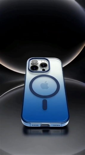 ✨Premium Blue Gradient Transparent MagSafe Case for iPhone 16 Pro | New Luxury Design🌟 #viral#shorts