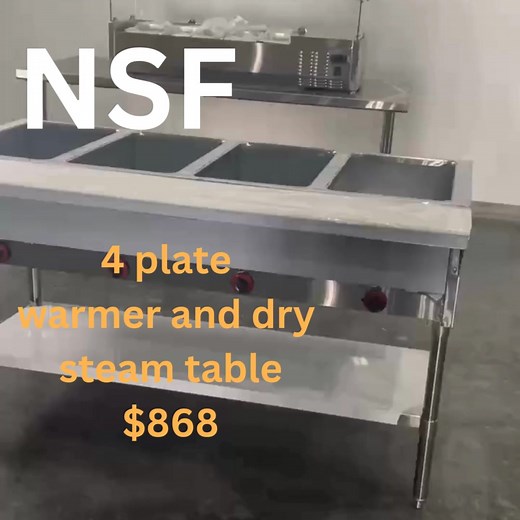 “Commercial-grade, NSF-certified steam table ready to level up your kitchen! 🔥 Available now at Cooler Depot Florida. #KitchenGear #FoodService” (305)684-0670 | Miami Commercial Kitchen Supplies