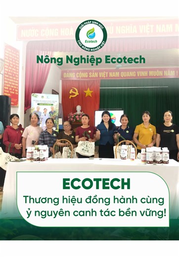 Ecotech - Thương hiệu đồng hành cùng kỷ nguyên canh tác bền vững! Với vị thế Top 10 thương hiệu phát triển bền vững quốc gia, Ecotech cam kết tiếp tục đẩy mạnh nghiên cứu, lắng nghe và đồng hành cùng nhà nông với mục tiêu nâng tầm vị thế nền nông nghiệp Việt! #nongnghiepecotech #ecotechchinhhang #nanoecotech #nongnghiep #learnontiktok