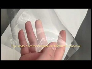 1mm thick transparent flexible PVC sheet roll
