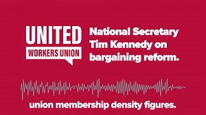 Collective bargaining is a common good but it costs money and resources. It's not fair that 12 per cent of workers in Australia are subsidising the rest of the workforce. As National Secretary Tim Kennedy explains in this interview with ABC Breakfast's Ivo Da Silva, we wouldn't cop only two out of ten attendees at a party bringing a plate while everyone expects to get fed, so why is it ok for two out of ten workers to shoulder the burden of the wage increases and other benefits that arise as a r