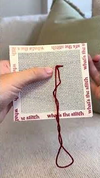 How to Do Continental Stitch - Needlepoint 101
