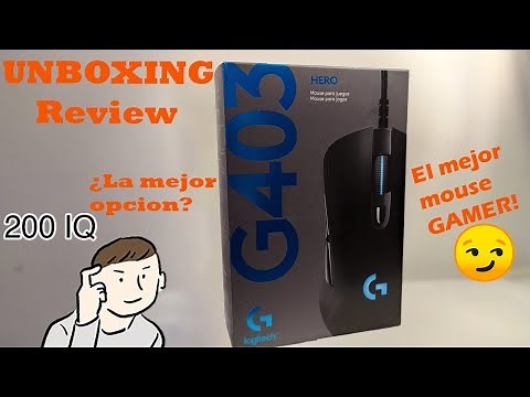 Mouse Logitech G403 HERO a fondo! ¿aún el MEJOR en 2021? | Unboxing y Review