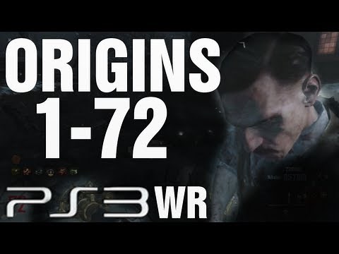 Origins PS3 World Record Round 72 Co-Op Full Gameplay - Black Ops 2 Zombies @Treyarch