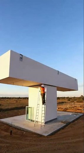 T-SHAPE HOUSE BUILT IN 11 SECONDS! | Photorealistic Construction Time-Lapse