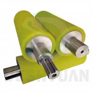 [Hot Item] PU Roller Laminating Rubber Rollers with Steel Shaft