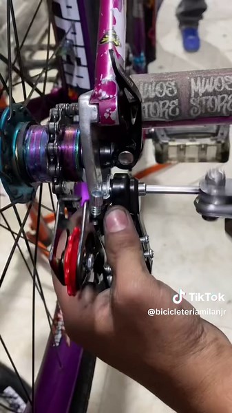 Cómo colocar un tensor en un single speed