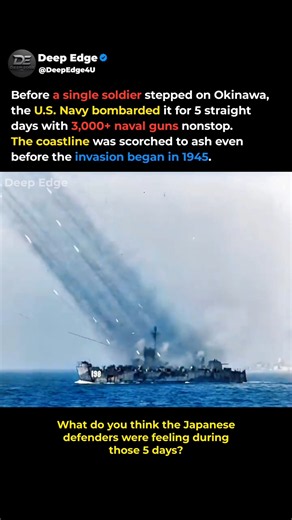 The U.S. Navy Destroyed Okinawa Before A Single Boot Touched The Sand #usa #japan