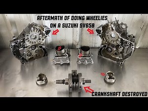 The Carnage & Aftermath Of Doing Wheelies On A Suzuki SV650 (Why You Shouldn't Do Wheelies On An SV)