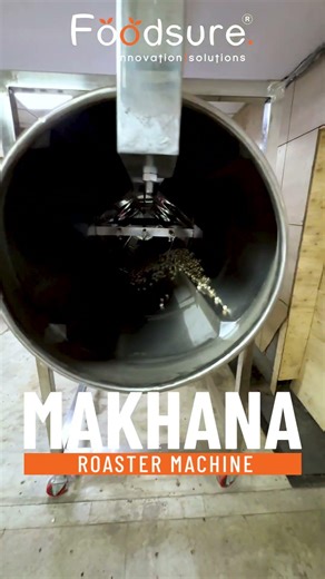 Makhana Roaster Machine | Automatic Roasted Makhana Making Machine