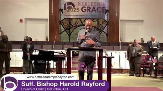 BTAC Holy Convocation & 107th Church Anniversary | Speaker: Suff. Bishop Harold Rayford | Nov. 6, 2025 | Bethesda Temple- Dayton, OH