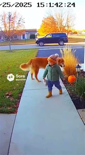 “Stray Dog Guides Lost Elderly Man Home | CCTV Footage”