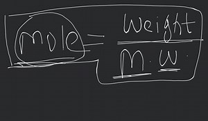 What is mole concept... | Filo