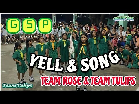 GIRL SCOUTS YELL AND SONG | TEAM ROSE AND TEAM TULIPS 2024