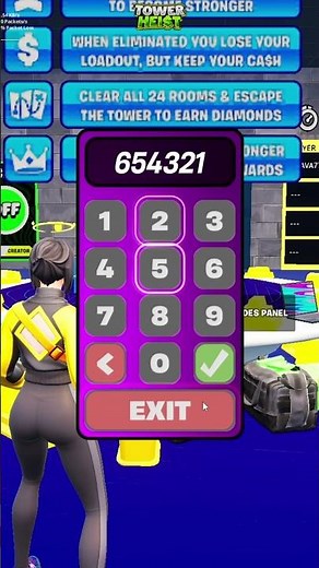 TOWER HEIST [ROGUELIKE] Secret Code #shorts