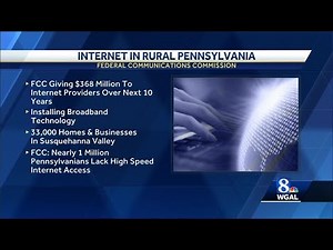 327K Pennsylvanians to gain access to high-speed internet