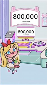 🎉 THANK YOU NINABEES — WE HIT 800K!! 💖🐝#avatarworld #nina PAZU