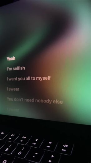 I’m selfish…#lyrics #applemusic #pndrock
