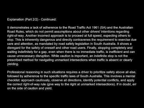 South Australia SA Drivers Test Free Practice Test And Answers Updated