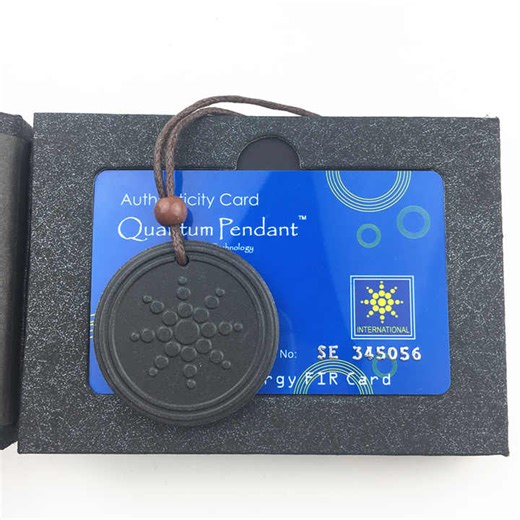 Quantum Lava Energy Pendant Scalar Japanese Technology Healthcare Nano Bio Quantum 2000ions Necklace Customized OEM ODM