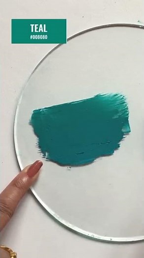 How to make Teal #2🔹| Color mixing | Oil paint | #colormixing #oilpaint #teal