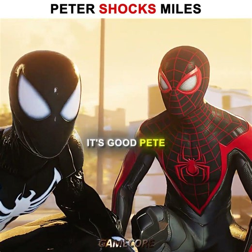 Miles Realised That Symbiote Took Over Peter 😱😱