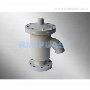 [Hot Item] PP Air Vacuum Exhaust Valve with Flange Weld PVC UPVC Pph PVDF Plastic Air Vent Valve Breath Valve Safety Valve by JIS ANSI DIN Pn10 for Water Pipe System
