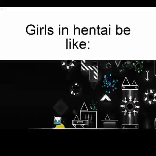 Girls in hentai be like: - iFunny